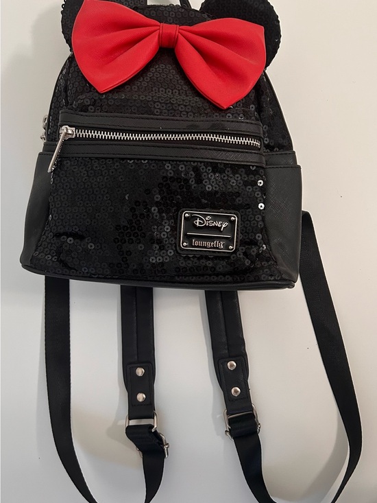black disney mini backpack Loungefly The Minnie Mouse Classic Series Womens Backpack: Midnight Iridescent : Clothing, Shoes & Jewelry this collectors piece captures the spirit of Disneys iconic movie with haunting charmand glows in the dark after night falls Loungefly Disney Pirates Of The